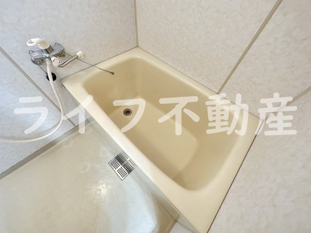 大谷ビルの浴室|日々の疲れを癒すお風呂付です