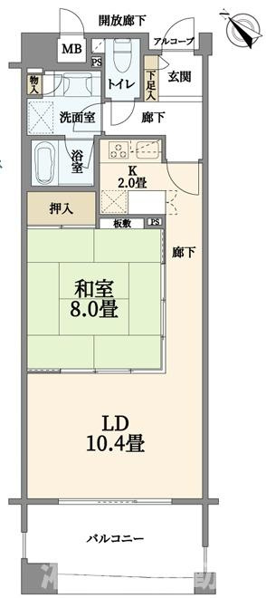 ファミール南葉山西海岸通りの間取り