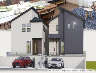 【外観パース】 | 本パースは、イメージ図につき、風景、建物、植栽などについては施工後の現物との差異が生じます
つきまして本パースによって生じたいかなる損害については一切責任を負いません