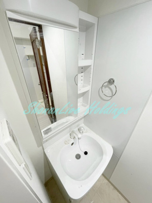 【洗面所】 | S-FORT茅ケ崎 | 清潔感のあるシャワー付洗面台♪