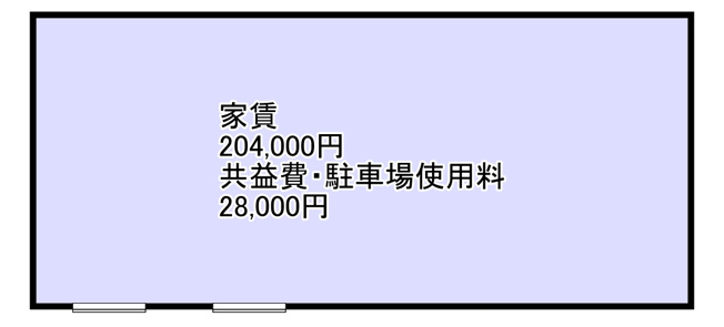 【間取り】 | 事業用）WESTモロフジB
