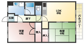 【間取り】 | グランパレスドリーム