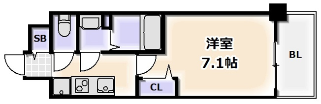 【間取り】 | ファステート難波ウエストパーク