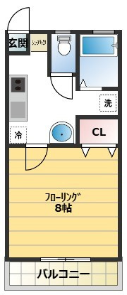 コーポカトウの間取り