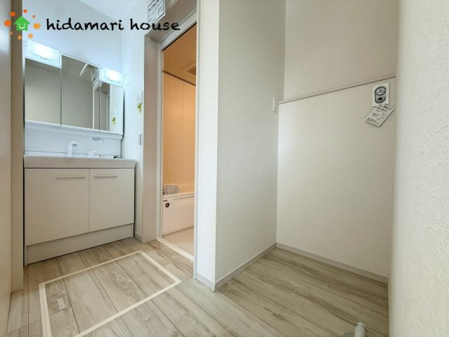 桶川市上日出谷3期　新築戸建　ずっとプラス01の洗面所