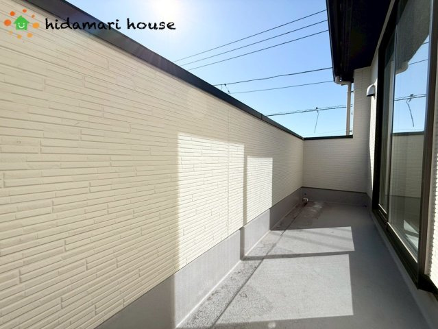 桶川市上日出谷3期　新築戸建　ずっとプラス01のバルコニー