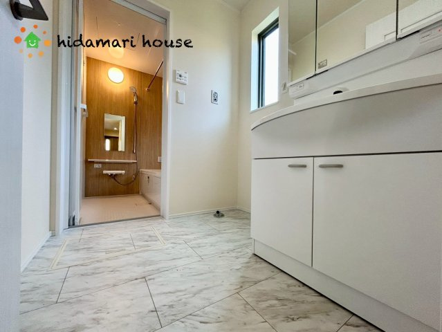 桶川市上日出谷　新築戸建　ハートフルタウンAの脱衣所