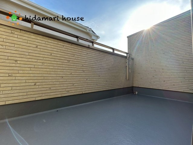 桶川市上日出谷　新築戸建　ハートフルタウンAのバルコニー