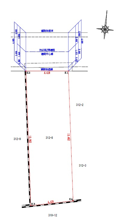 葛飾区東四つ木３丁目　新築戸建て　全１棟の区画図