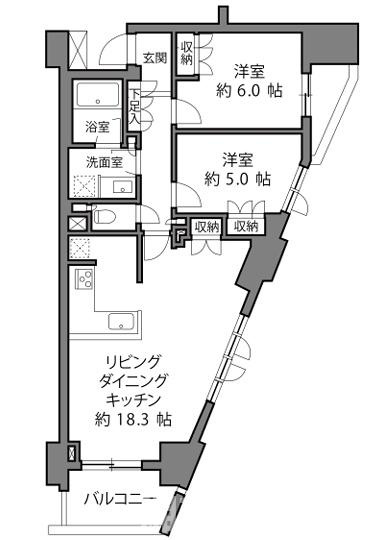 グレーシア湘南辻堂の間取り