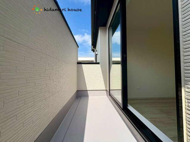 桶川市末広1期　新築戸建　ずっとプラス01のバルコニー