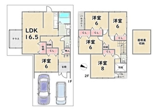 【間取り】 | 右京区嵯峨野東田町