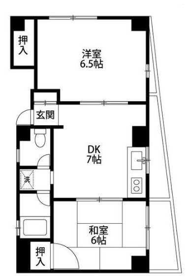 メローハウス宮前の間取り
