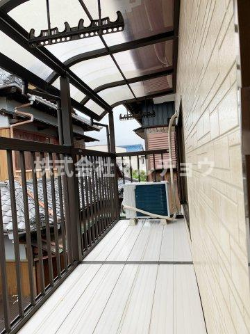 文里2丁目戸建てのバルコニー