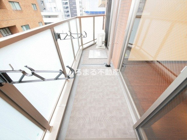 B-PROUD天満橋のバルコニー