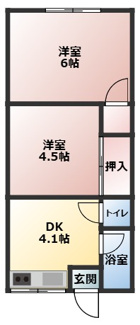 【間取り】 | 神戸市北区　かおり荘