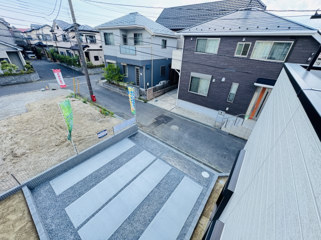 松戸市西馬橋５丁目新築戸建【旭町小学校：6分】の展望|バルコニーより南側眺望