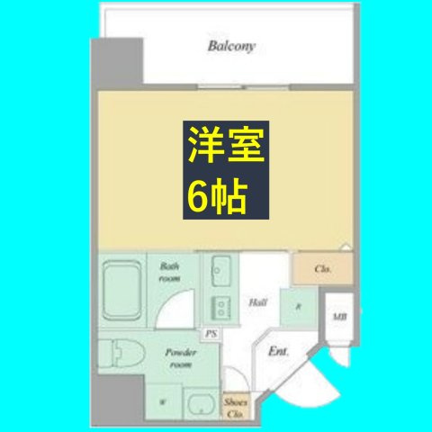 レジディア白壁の間取り