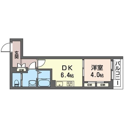 シティホームズⅧの間取り