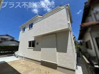 【外観】 | 完成しました。物件内部もご見学頂けます。プラス不動産販売にお任せ下さい。