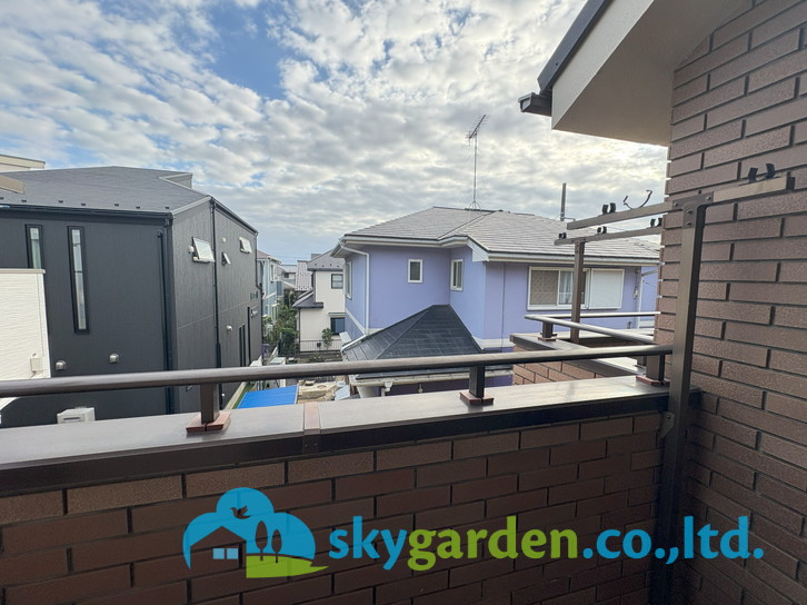 藤沢市柄沢　中古戸建のバルコニー