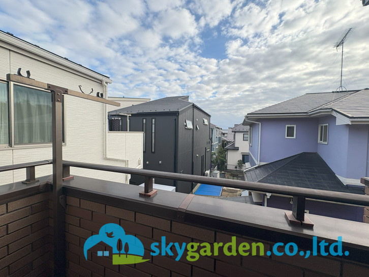 藤沢市柄沢　中古戸建のバルコニー