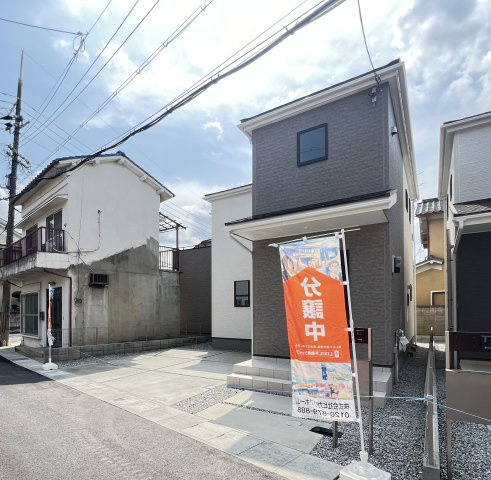 桜井市粟殿１２期全２棟の外観|おしゃれな外観です
