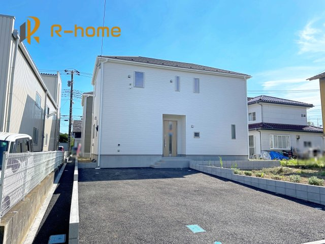 龍ケ崎市南中島町第4　新築戸建て　1号棟の外観|ご予約を頂ければ、『平日』はもちろん『早朝』や『夜間』もご見学可能です♪お気軽にお申し付けください♪