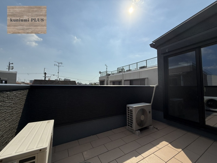 東大阪市森河内西2丁目のバルコニー