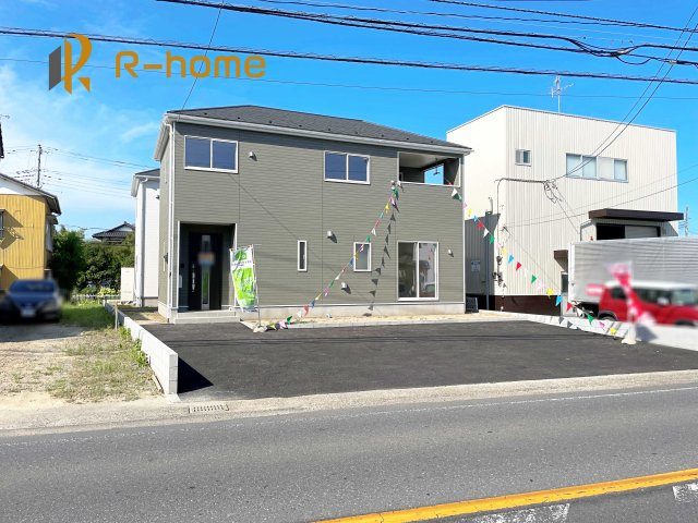 龍ケ崎市南中島町第4　新築戸建て　2号棟の外観|ご予約を頂ければ、『平日』はもちろん『早朝』や『夜間』もご見学可能です♪お気軽にお申し付けください♪