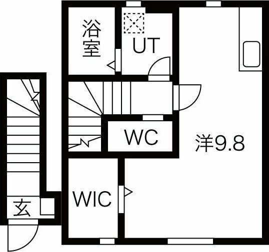 ル・メイユール東宮野目A棟の間取り