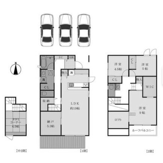 【間取り】 | 亀岡 千代川町小林植田 一戸建 | 2022年３月建築
