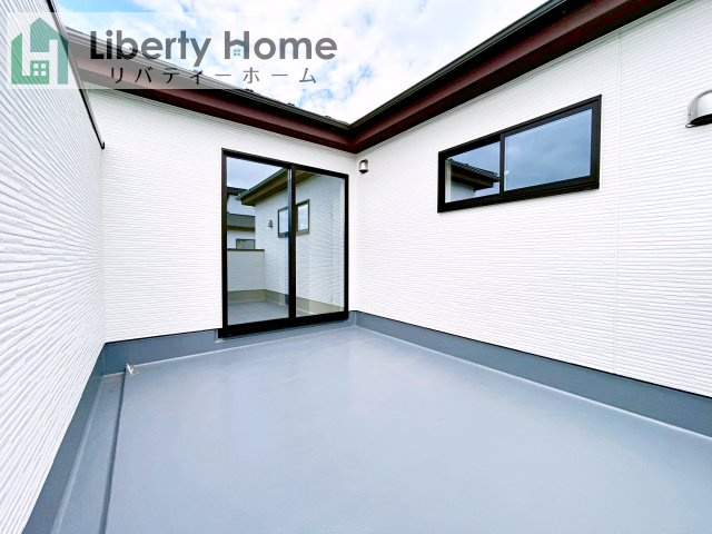 水戸市笠原町2期　新築戸建　3号棟のバルコニー