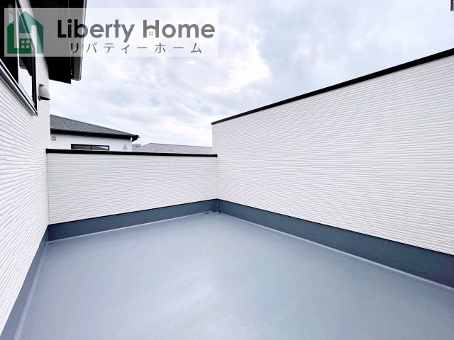 水戸市笠原町2期　新築戸建　3号棟のバルコニー