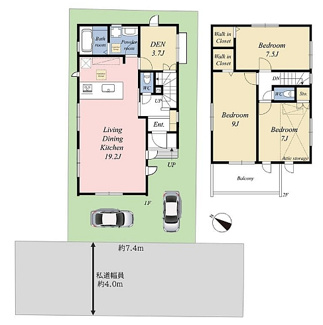 【間取り】 | 川口市鳩ケ谷本町４丁目　中古戸建