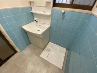 野田通貸家の洗面所