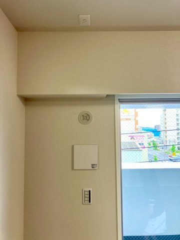 レアーレ瓦町の構造・工法・仕様|和室のエアコン設置個所です。