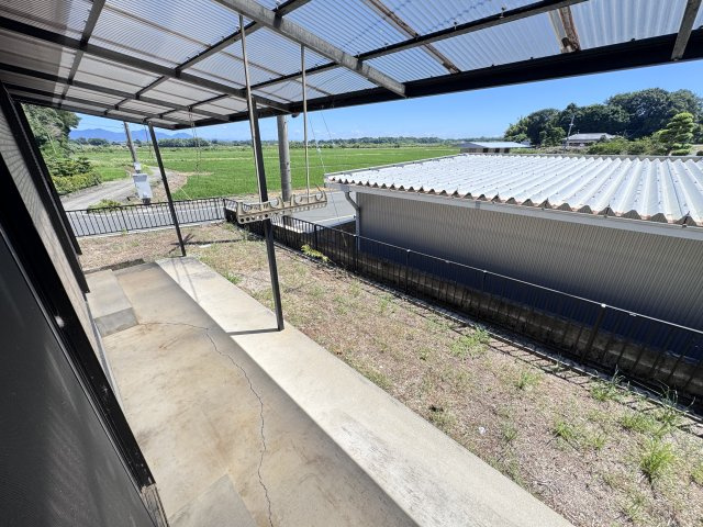 グリーンハイツ古城のバルコニー