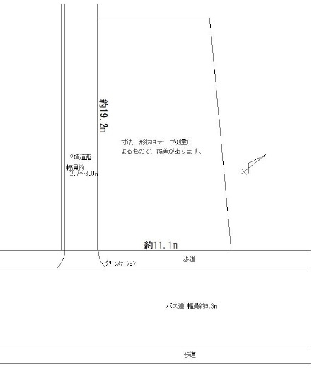 高丸３丁目　土地の土地図