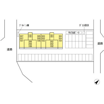 【区画図】 | メナージュ今