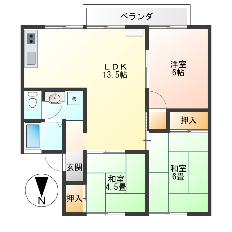 グリーンパークの間取り