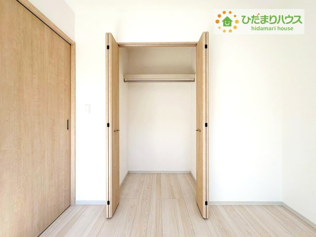いろどりアイタウン那珂市杉　新築戸建　4号棟の収納|洋室B　収納