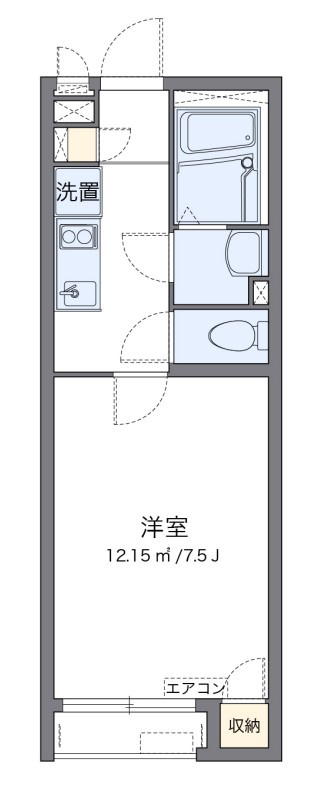 クレイノサンフィットハイム日進の間取り