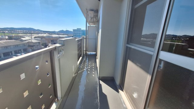 パークサイド甲西のバルコニー