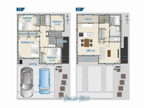 【間取り】 | 【仲介手数料０円】寒川町田端　新築一戸建て | 寒川町田端　新築一戸建て