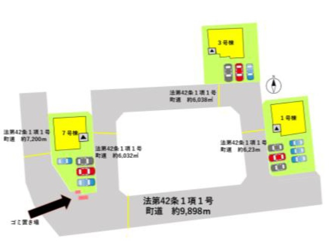よかタウン/菊池郡菊陽町/久保田4期/1号棟の地図|完成済みの為、即案内可能です！お電話下さい☆当日内覧大歓迎☆