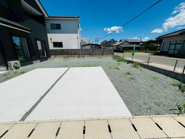 よかタウン/菊池郡菊陽町/久保田4期/1号棟の前面道路含む現地写真|完成済みの為、即案内可能です！お電話下さい☆当日内覧大歓迎☆