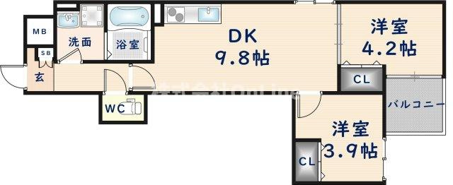 D porta garboの間取り