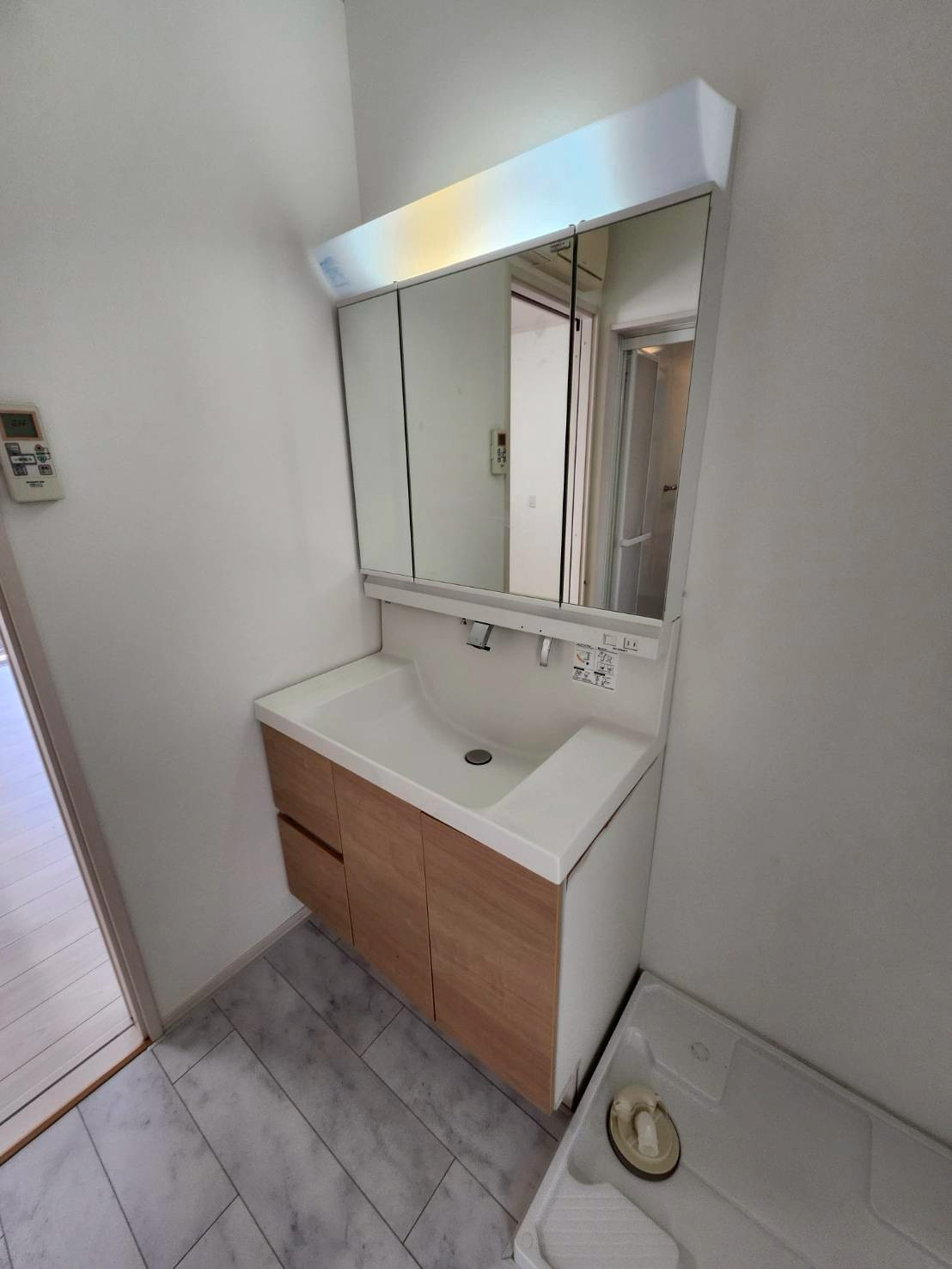 堺市中区大野芝町戸建の独立洗面台