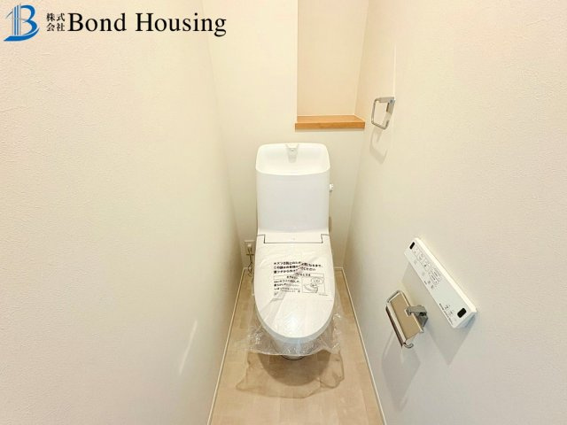 お車並列2台駐車可・お洒落な外観　福吉台　全３棟　3号棟のトイレ